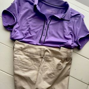 Golf set pants and shirt